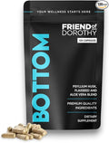 Bottom Fiber Supplement for Effortless Prep Time - Helps Promote Digestive Regularity - Psyllium Husk Based - for Men Who Bottom 120 Capsules