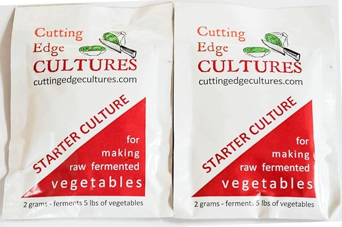 Cutting Edge Cultures Prebio Plus Prebiotic Fiber Powder Best Custom Blend of Organic Prebiotic Fibers Dietary Supplement 8 oz (Prebio Plus 8oz + Vegetable Starter 4 Grams)