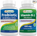 Best Naturals Probiotic 10 Strains &amp 30 Billion CFU &amp Vitamin B2 (Riboflavin) 400mg