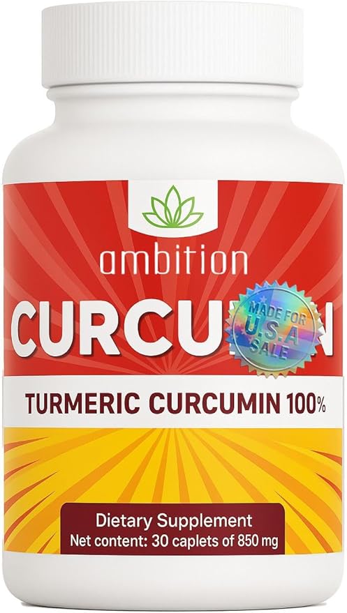 Curcumin Turmeric Curcuma Supplement 850 mg 30 Capsules
