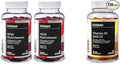 Amazon Basics Adult Multivitamin (300 Count) and Vitamin D3 Gummies (160 Count)