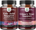 Bundle of Green Coffee Bean Extract for Uric Acid Cleanse &amp Detox with Turmeric Tart Cherry &amp Celery Seed and D Mannose for Urinary Tract Health - High Potency D-Mannose with Cranberry Juice