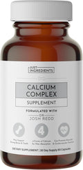 Calcium Complex – 60‑Capsule Featuring Aquamin® Red Algae Calcium Citrate Bisglycinate &amp Malate Vitamin D3 (VegD3®) &amp K2 (K2Vital®) Vitamin C Boron &amp L‑Lysine – Optimized Absorption &