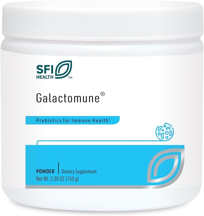 SFI Health Klaire Labs Galactomune Powder - Prebiotic Beta-Glucan &amp Galactooligosaccharides Immune Support (30 Servings 150 Grams)
