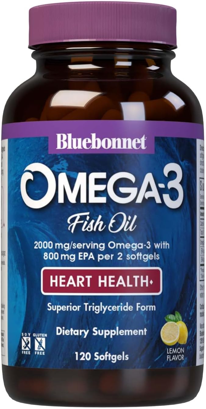 Bluebonnet Nutrition EPAx Omega-3 1000 MG Heart Formula 120 CT