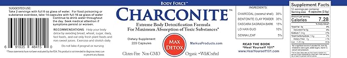 Charconite - Charcoal and bentonite Combo