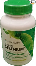 Youngevity Ultimate Selenium + Cofactors - Essential Mineral Supplement for Immune Support Antioxidant Defense Thyroid Function and Cellular Health (I-selenomethionine) - (90 Capsules)