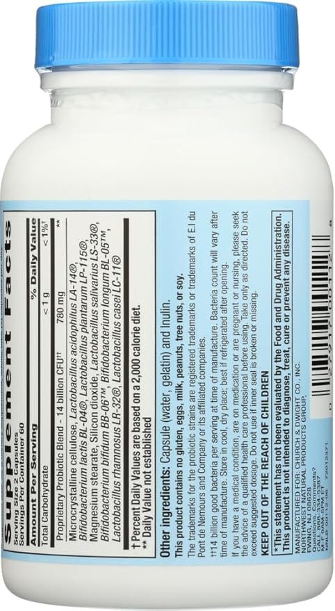 PB 8 Acidophilus Probiotic 120 Count (Value Pack of 2)