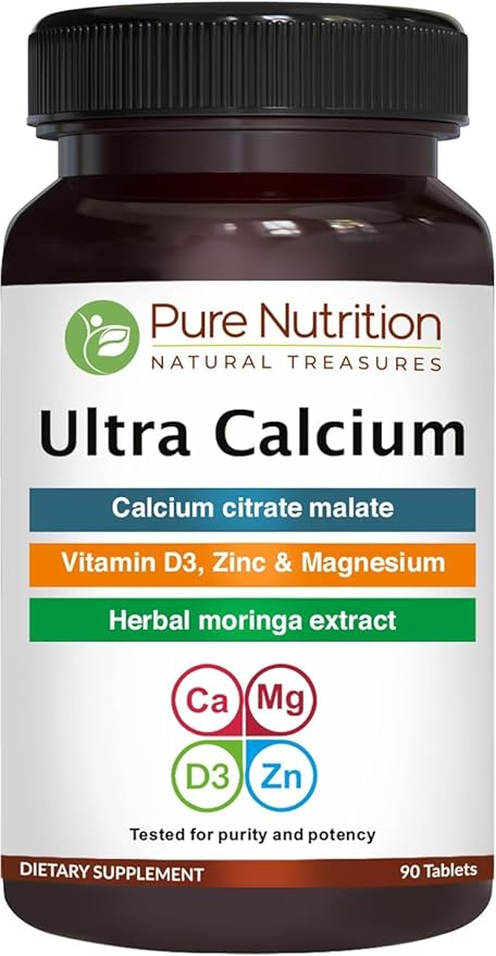 Pure Nutrition Vitamin D3 K2 120 + Ultra Calcium 90 Bundle