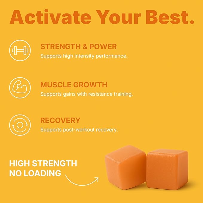 Creatine Monohydrate Gummies – 3600mg Real Creatine Per Serving – Transparent Label Refreshing Orange Flavor Lab-Tested Muscle &amp Strength Supplement