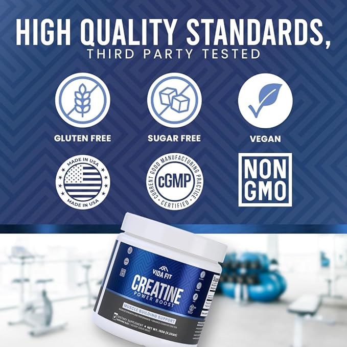 Creatine Monohydrate Micronized Powder – Vegan Unflavoured NSF Certified – Pure Pre-Wokout &amp Recovery Supplement – 30 Servings (150g) and 60 Servings (300g) – for Men &amp Women