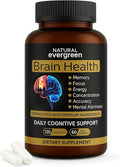 Brain Supplements for Memory and Focus – Nootropic for Men &amp Women | Supports Memory Mental Clarity &amp Focus | Capsules with L-Theanine Vitamin B6 &amp Phosphatidylserine (120)