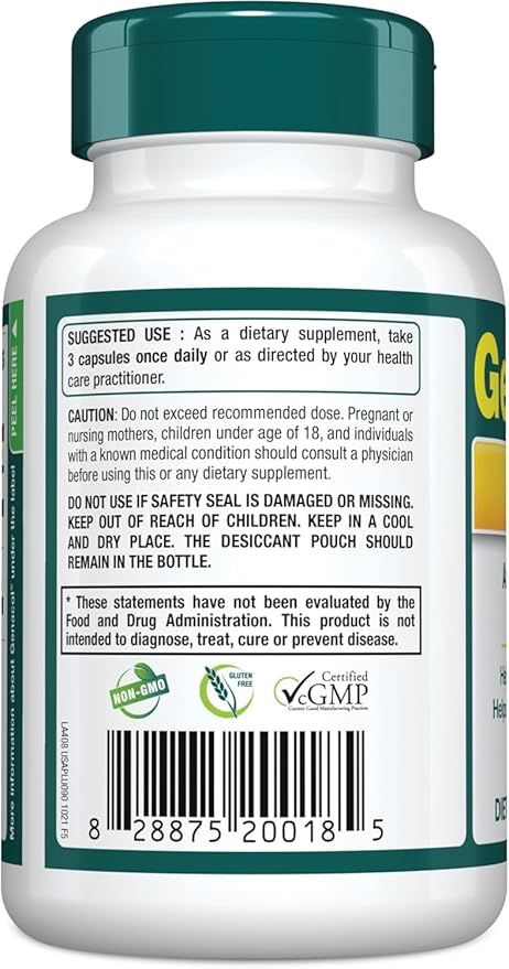 Genacol Plus – Glucosamine and Collagen Joint Supplement Lubricates Protects and Maintains Heathy Joints Relieves Joint Discomfort Plus 180 Capsules (60-Day Supply)
