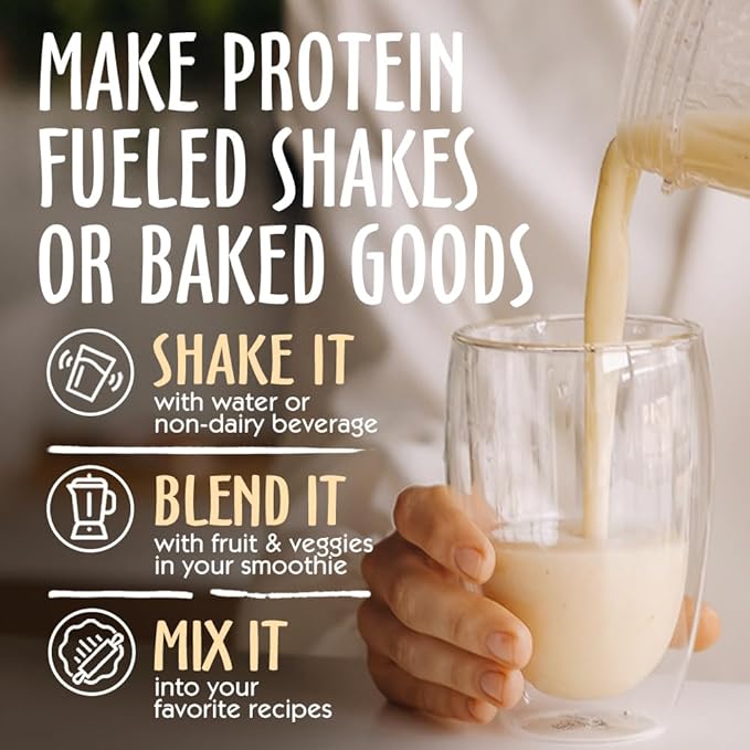 Nutrasumma Pea Protein Powder Vanilla Vegan Flavor 100% Plant Based No Artificial Sweeteners Non-GMO Gluten Free &amp Soy Free 2 LB