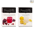 PROTIFIT - High Protein Cranberry Grape &amp Lemon Fruit Drink 2 Pack 15g Protein Low Calorie Sugar Free Ideal Protein Compatible 7 Servings Per Box (2 Pack)