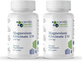 Magnesium Glycinate 150 mg – High‑Absorption Magnesium for Heart Bone &amp Muscle Health – Supports Leg Cramps &amp Cardiovascular Function – Gentle on Stomach Vegan (2-Pack)