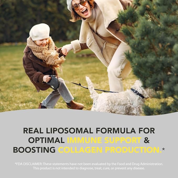 Antioxidant Bundle - Liposomal Vitamin C Quali®-C 1000mg + Liposomal Glutathione Setria® 500mg - Non-GMO Vegan Liquid Formulas for Immune Support Radiant Skin &amp Graceful Aging. Soy Free.