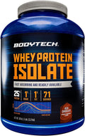 BodyTech Whey Protein Isolate Powder Rich Chocolate Flavor 25g Protein per Serving High Concentrated Protein Powder with Amino Acids &amp BCAAs for Men and Women Gluten Free 5 lb 71 Servings