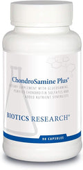 BIOTICS RESEARCH ChondroSamine Plus Glucosamine Plus Chondroitin MSM Vitamins and Minerals Joint &amp Connective Tissue Support Healthy and Ease of Movement. 90 Capsules