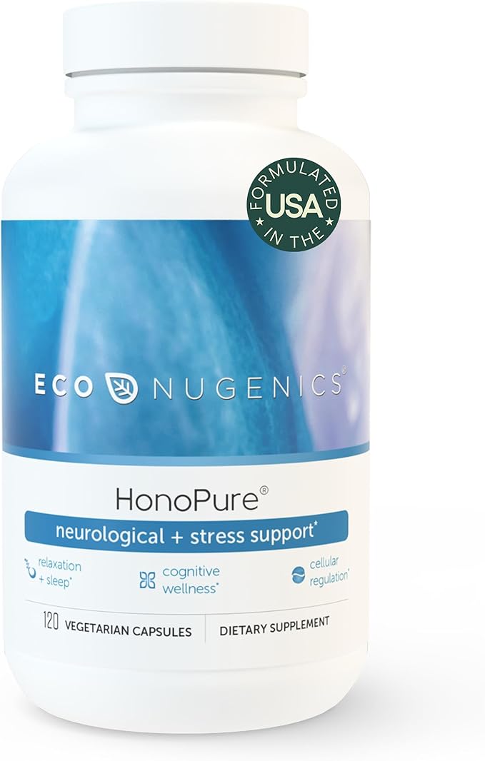 EcoNugenics – HonoPure – 120 Capsules | Professionally Formulated with 98% Pure Honokiol | Supports Cellular Neurological &amp Cognitive Health | Safe Effective &amp Highly Regarded Antioxidant