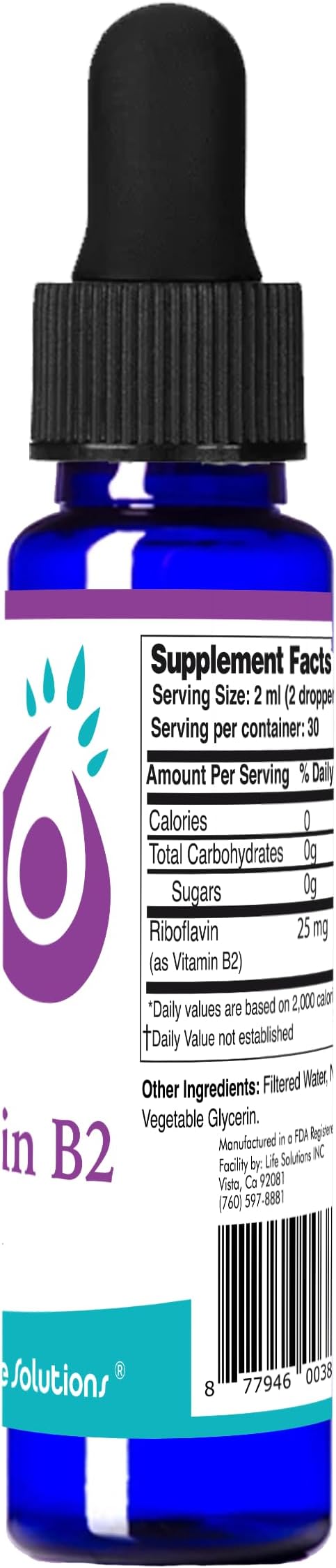 Life Solutions Vitamin B2 Dietary Supplement