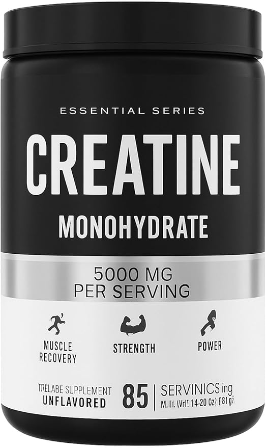 Creatine Monohydrate Micronized Powder 500G 5000mg Per Serv (5g) - 85 Servings 14.9 Oz