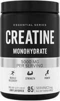 Creatine Monohydrate Micronized Powder 500G 5000mg Per Serv (5g) - 85 Servings 14.9 Oz