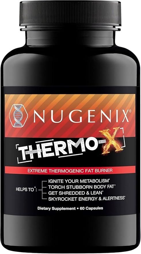 Nugenix Thermo-X: Thermogenic Fat Burner Supplement for Men Extreme Metabolic Accelerator 60 Count