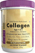 Skin Glow-n-Shine Collagen Powder 200g | Hydrolysed Collagen for Women and Men with Hyaluronic Acid Biotin and Vitamin C for Healthy Skin Hair and Nails - (Jaljeera 200gm)