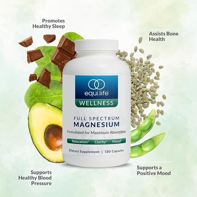 Equilife - Activated B Complex (60 ct.) Full Spectrum Magnesium (180 ct.) Daily Activated Multi-Vitamin (30 Servings)