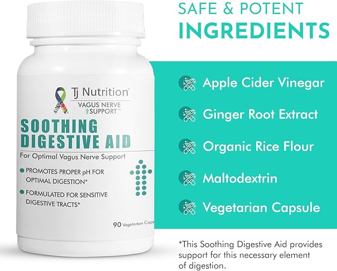 Digestive Health Support - Soothing Digestive Aid with Vagus Nerve Support™ for Optimal pH and Enhanced Digestion Comfort