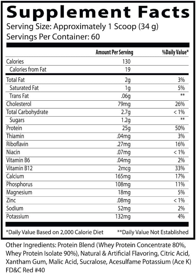 Insane Labz Insane Whey100% Muscle Building Whey Protein Post Workout BCAA Amino Profile Mass Gainer Meal Replacement 5lbs 60 Srvgs (Strawberries &amp Cream)