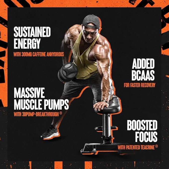 Animal Primal Muscle Hydration + Preworkout Powder – Contains Beta Alanine 3DPump Caffeine &amp Electrolytes – Improves Energy Focus Endurance &amp Absorption – New Dragon Berry Flavor 16.9 oz