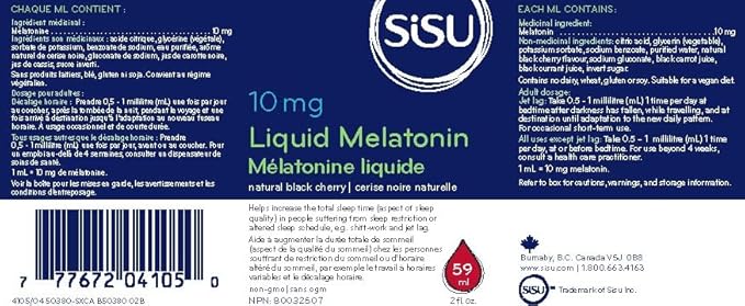 SISU Liquid Melatonin 59 ML