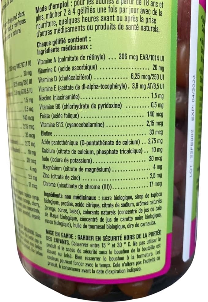 Kirkland Signature Adult Multi-Vitamin Gummies 250 Gummies