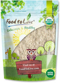 Food to Live Organic Almond Protein Powder 1 Pound – Single Ingredient Non-GMO No Added Sugar Vegan Kosher Bulk