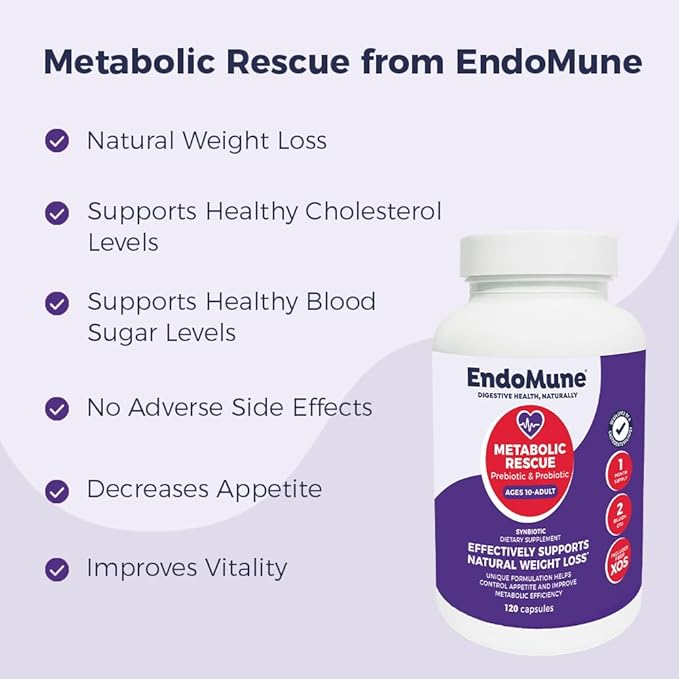 Endomune Advanced Adult Mutil-Strain Probiotic Metabolic Rescue Bundle - 2-Month Supply