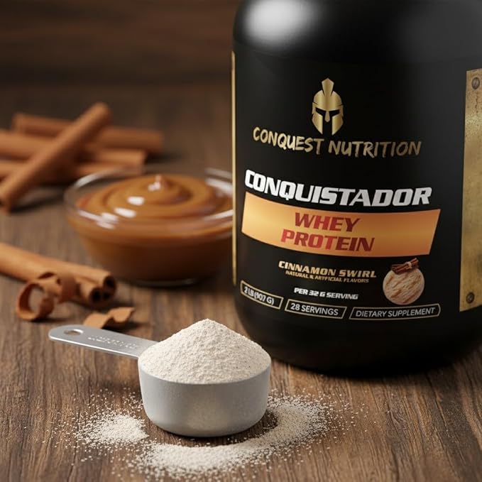 Conquistador Whey Protein Cinnamon Swirl 2lb