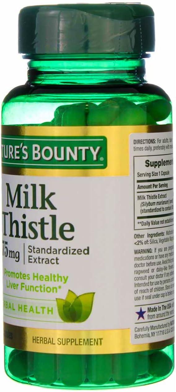 Nb NAT Milk Thistle Caps Size 100ct