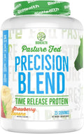 BioHealth Nutrition Precision Blend Strawberry Banana | Time Released Whey Protein Blend | Muscle Building | Recovery | Meal Replacement | 2lb