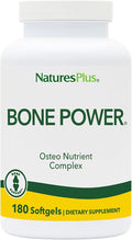 NaturesPlus Bone Power - 180 Softgels - Osteo Nutrient Complex - Dairy Free Gluten Free - 45 Servings