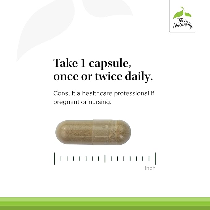 Terry Naturally Ashwagandha EP35 Extra Strength - Herbal Supplement for Sleep Support - Aid Healthy Stress Response - Endurance &amp Energy Support - 60 Capsules (60 Servings)