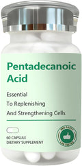 Pentadecanoic Acid Pentadecanoic Acid Formula Supplement Sourced from High-Altitude Sheep Milk 60 Capsules