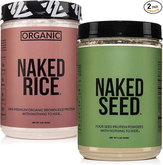NAKED Vegan Protein Bundle Seed and 1LB Rice