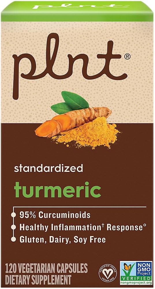 Turmeric with 95% Curcuminoids a Supports a Healthy Inflammation Response a 450 MG (120 Vegetarian Capsules)