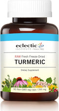 Eclectic Turmeric Cog Freeze Dried Vegetables with Glass Blue 90 Count