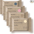ProMix Nutrition Protein Puff Bars - Variety Pack - Vanilla Chocolate Strawberry Blueberry - Marshmallow Crispy Treat - High Protein &amp Low Calorie - 12 Bars