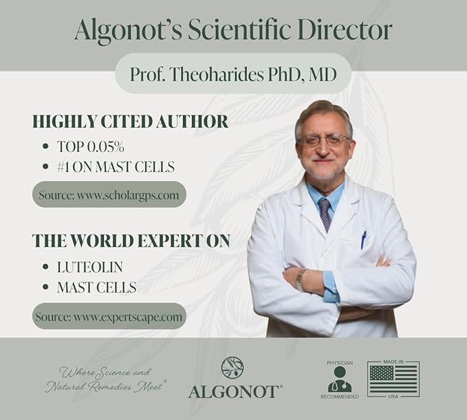 NeuroProtek® – The only liposomal luteolin products using olive pomace oil. A unique patented all-natural oral dietary supplement in a soft gel which may promote harmony between body and mind. (1)