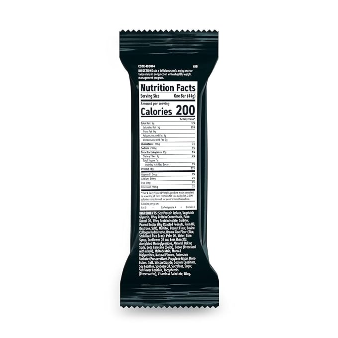 GNC Total Lean Layered Lean Bar| Hunger Satisfying - High Protein Snack Bar | Peanut Butter Pie - 9 Bars