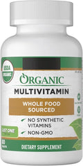 Signature Multivitamin USDA Organic Gluten Free No Artificial Colors Flavors or Preservatives 80 Coated Tablets